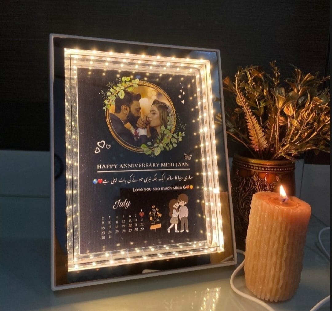 Customize Birthday, Wedding Anniversary LED Light Frame